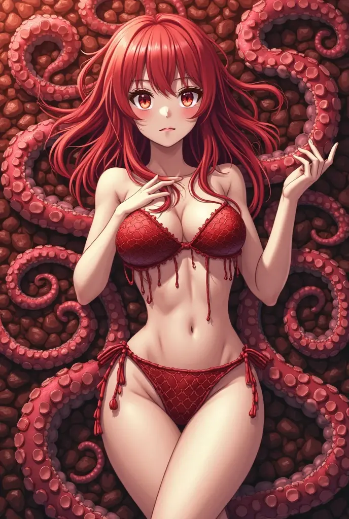 corpo inteiro, Of ((Female Norse Serpent Goddess)), (Todo), pale skin, (Lying on her back in a pit Of snakes)),manto transparente leve e leve, pernas abertas, abdominais tonificados, seios grandes, Olhos azuis sedutores, (Wet, pele detalhada), (coberto de cabelo de cobra, Magic, (caverna escura:1.2), (cores frias), humid, humid, detalhes intrincados, shallow depth Of field, [volumetric fog], Vikings film still