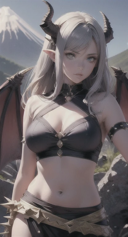 ((best quality)), ((masterpiece)), (detailed), alluring succubus, ethereal beauty, perched on a cloud, (fantasy illustration:1.3), enchanting gaze, captivating pose, delicate wings, otherworldly charm, mystical sky, (Luis Royo:1.2), (Yoshitaka Amano:1.1), moonlit night, soft colors, (detailed cloudscape:1.3), (high-resolution:1.2)