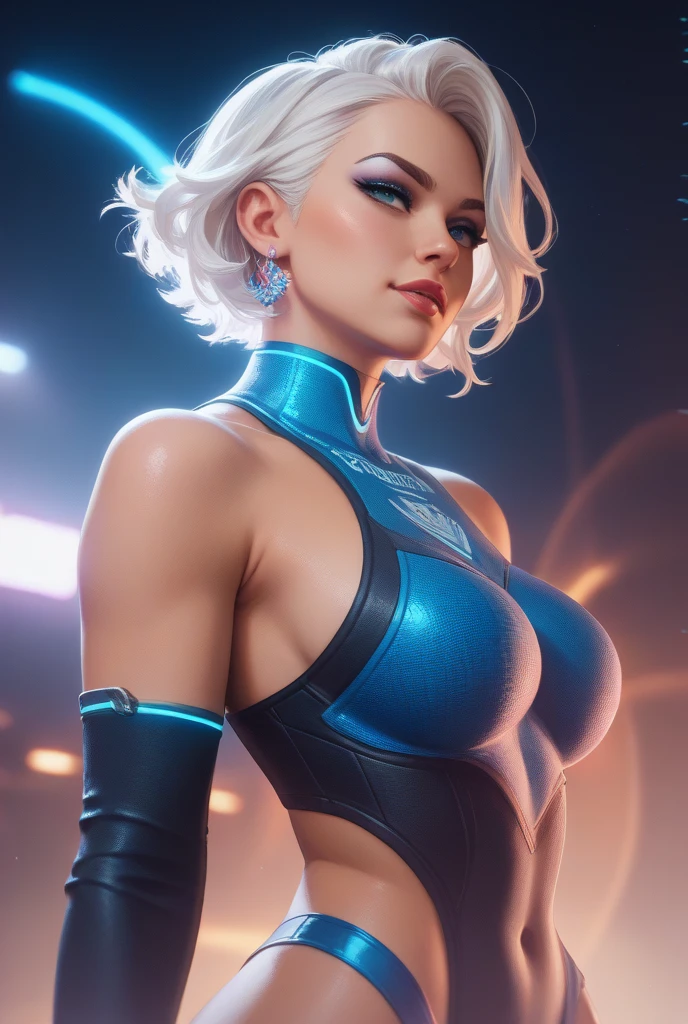 Riven, League of Legends, beautiful face, big , detailed face