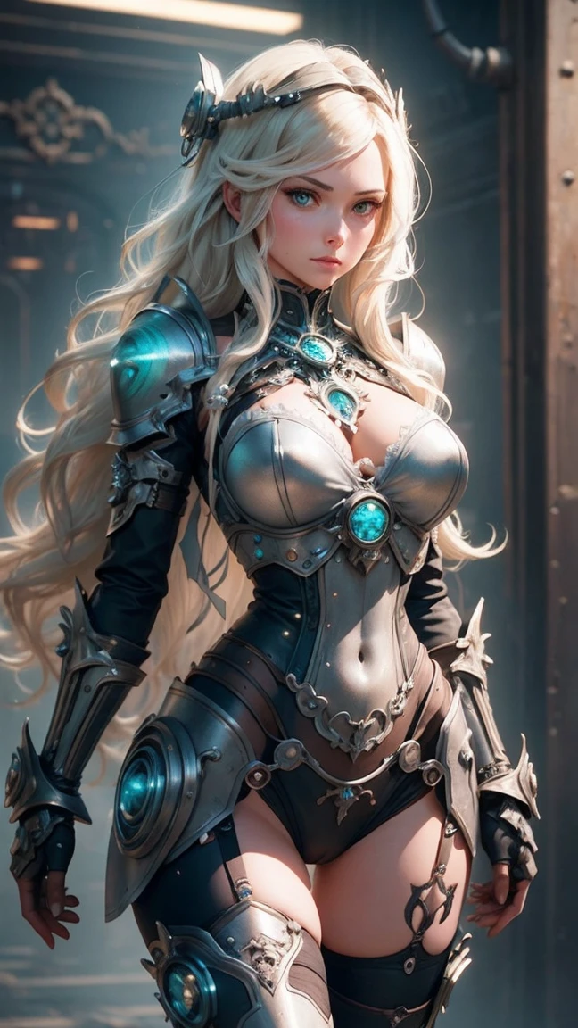 (((Annie Lennox))), ((( transparent suit ))), (((Bandaged body))), ((high collar)), (((dark bluish green))), (((best qualityer: 1.4))), (Unbeatable masterpiece), (hiper HD),(CG 8k hyper-realistic), (((brave face))), (((breasts big))), (((hyper feminine))), sexly girl, Tron,(white bob hair)), ((( sculptural body ))), (((1 Kizi))), Kizi cibernética de 25 anos com perfectbody,,Beautiful and well-groomed face,muscular body:1.2,solid color detailed jacket, (Head to thigh photos), Complex equipment, green dark,Long pants,Tight clothes are dark,With white stars and off-white stripes,,,,,Armor Metal Electronic Parts, Poison tattoos ) INFO, Kizi, (((standing alone))), pirralha violent, ((())), sexly, pose de atitude, work of art, post-apocalypse, (((manga style))), bounty hunter, violent, Manic, the way you want, slenderbody, thin but strong, perfectbody, roupa moderna, advanced technology, neon, sleeves with vertical striped pattern, neutral background, (( cowboy shot )). intricate visual