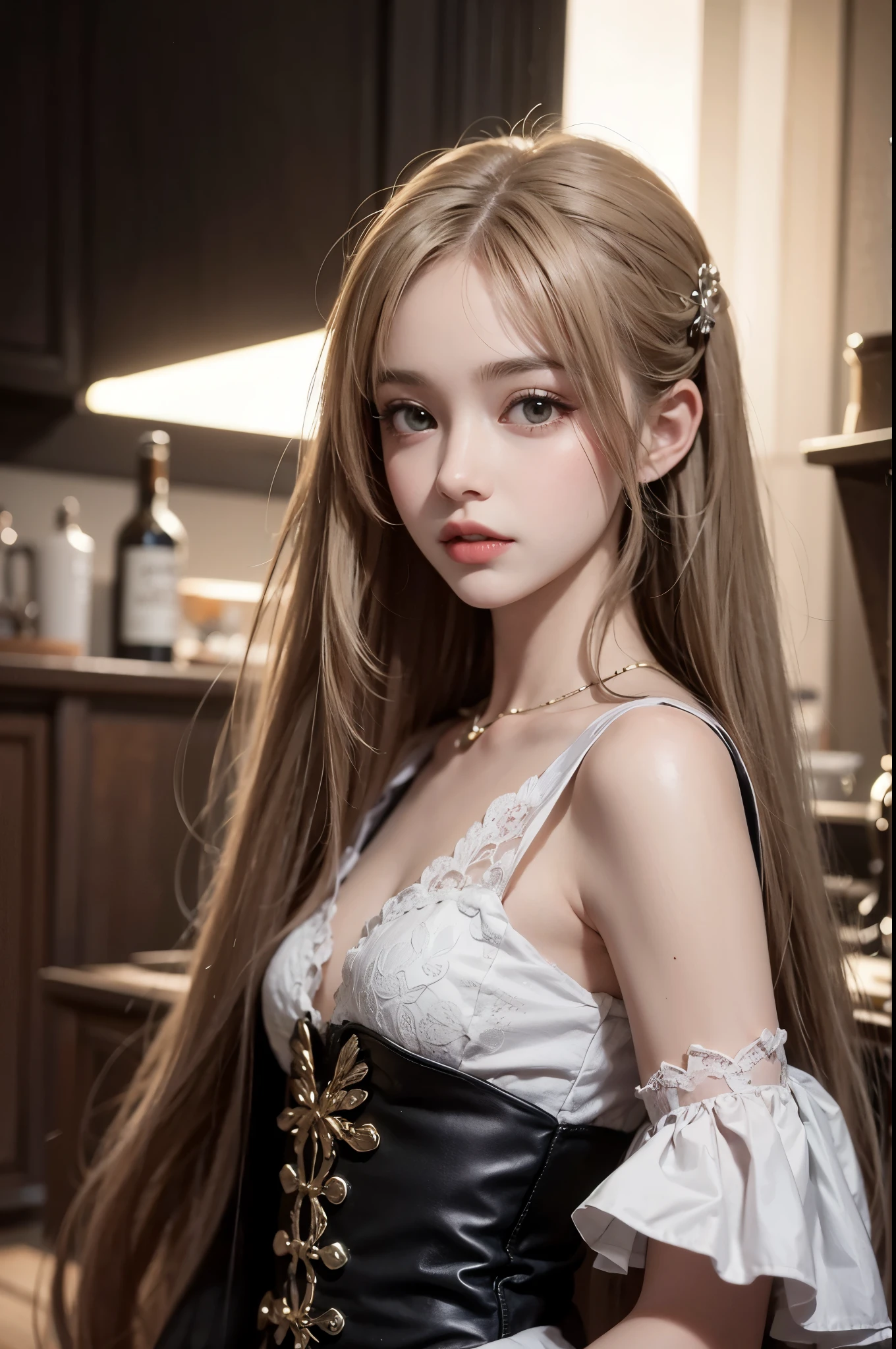 bright look、young shiny glossy white shiny skin、Best Look Rondo Reflective Light、Platinum blonde hair with dazzling highlights、shiny bright hair,、Super long straight hair、Shining beautiful bangs、輝くクリスタルクリアな魅力的な大きな青いeye、very beautiful lovely cute girl,美しく細かいeye, beautifully detailed nose,(( whole body:1.5)),eyeが強調するメイク、royal style,comic style, , Scattered beneath the surface, gorgeous details,(girl standing on the terrace)、 nature background, (Medium size breast), ((cinematic)), dramatic lighting, table top、((Off-shoulder white floral dress:1.4))、(Loose and fluffy perm:1.4)、1 girl、Ultra-realistic 8k CG, 絵に描いたようなperfectionな顔, perfection, clean, table top, professional artwork, famous works, perfectionな顔, beautiful face, 美しいeye, ((perfectionな女性の体)), alone,(An immersive atmosphere, chiaroscuro:1.5,bright light:1.2,bright lighting),(blush:0.5),Enchanted expression,very detailed_eye,big,Beautiful and detailed background,Depth of bounds written,realistic:1.3, (long shot),((Standing by the window)),((Skirt soars)),(long legs)、 (ambient light:1.3),(cinematic composition:1.3),(neon light:0.1),(nffsw:0.1),accent lighting,、((white lace panties showing))