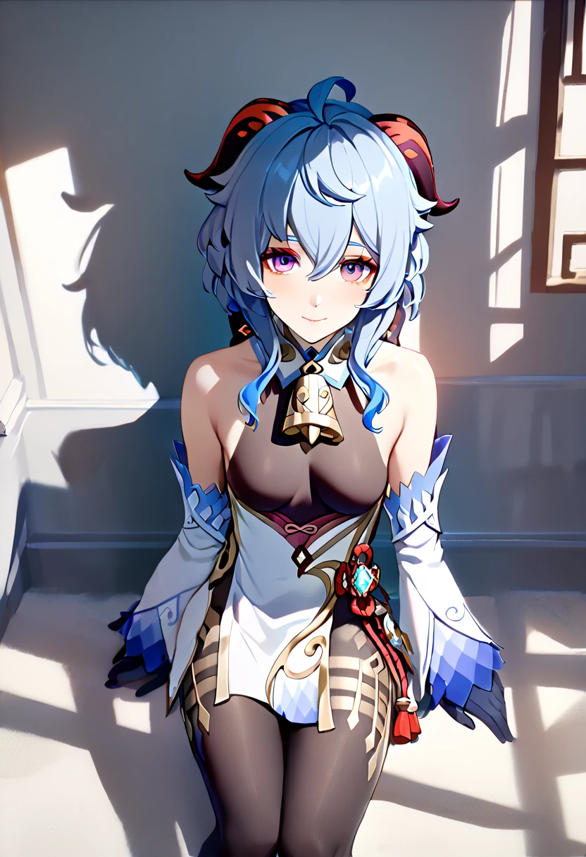 (Masterpiece: 1.2, Best Quality), Realistic, (Realistic Picture, Complex Details, Depth of Field), Best Quality, Masterpiece, Highly Detailed, Semi Realistic, 1 Girl, Mature Female, 21 Years Old, Blond Short Hair, Left Eye Covered with Hair, Blue Eyes, King's Clothes, Red Cloak, Slim Figure, Crown Made of Precious Gold, Reading and Marking Documents, Goose Hair Pen, Office Table, Soft Bench