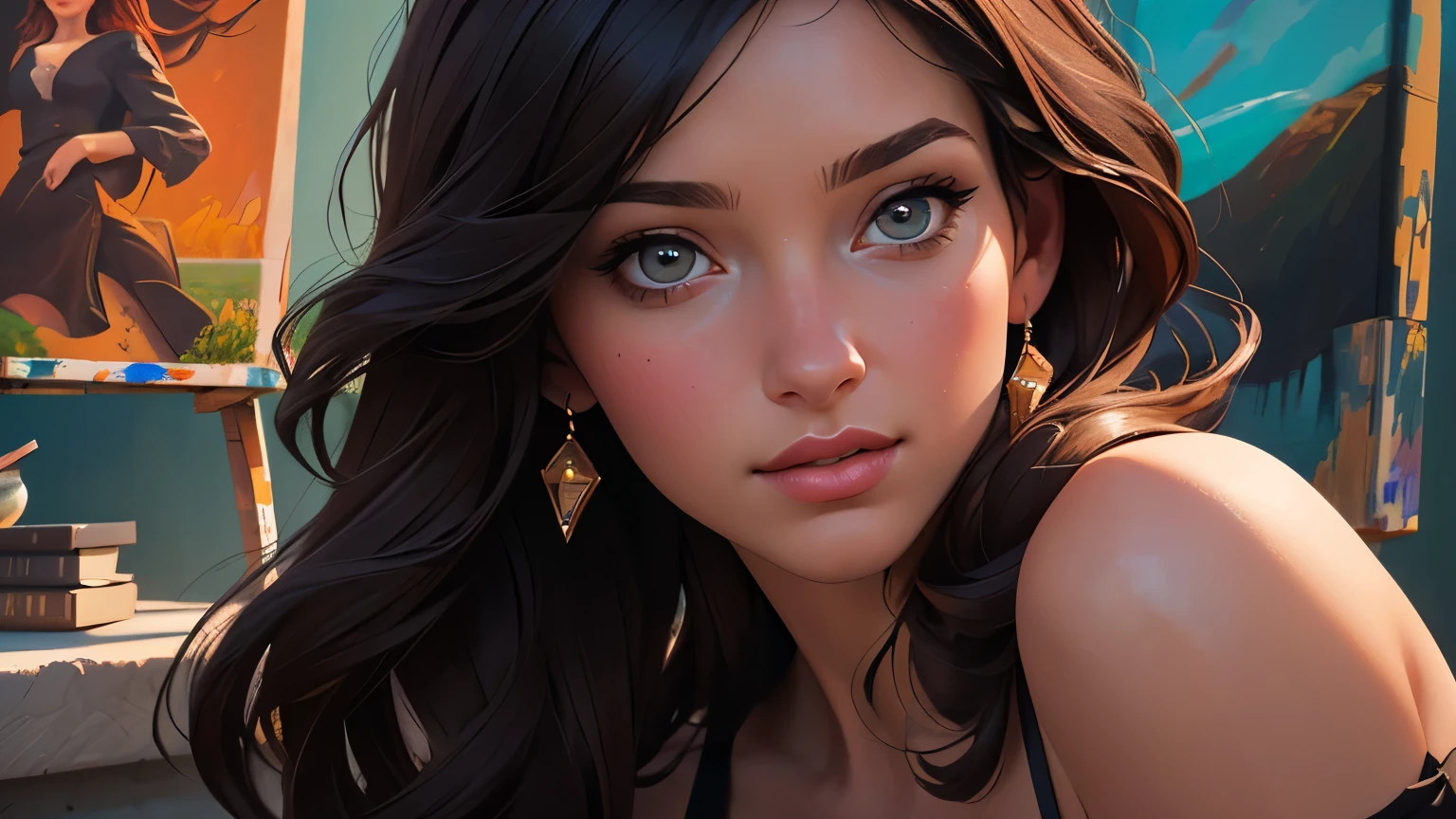 uumstyle Cartoon style digital illustration GTA style cartoon drawing of a woman with a crown on her head, drawn in the style of artegerm, even model | artegerm, arte detalhada, Ross Draws 1. 0, style , Retrato de RossDraws, and rossdraws, in style of artegerm, extremely detailed , retrato de princesa, stylestyle Cartoon style digital illustration GTA style Woman in bikini and sneakers next to another woman, anime illustration , proportions , beautiful arte conceitual de corpo inteiro, realistic bikini, retrato de corpo inteiro de um curta!Cartoon style very detailed face style digital illustration artgerm style, Arte conceitual de anime, Illustration of, detailed arte conceitual de corpo inteiro, design de personagens de arte conceitual de, arte detalhada de personagem de anime, corpo , full body photos Jennifer Connelly style Cartoon style digital illustration artgerm style portrait style