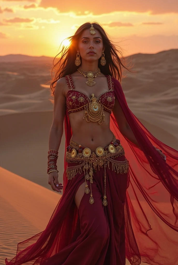 slim-thicc, beautiful, callipygian, fertile, empress of barsoom, naked, jeweled royal harness, decorated belt, barsoom, rome, silk, Arrakis, Tatooine, Red Planet, dusky skin, luxurious fancy hair