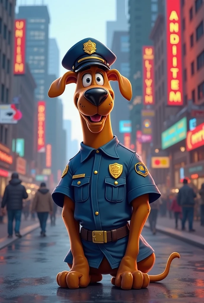 draw scoboddy do a as a police officer