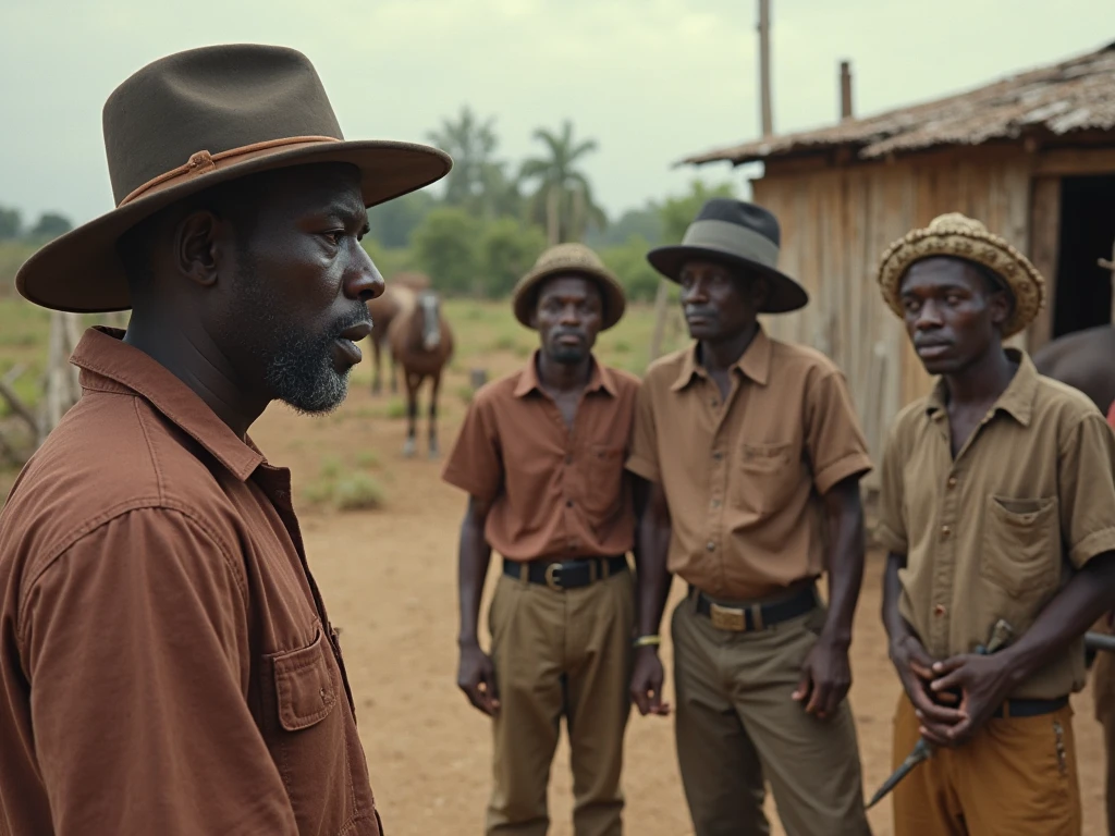 An image that says slavery in the West