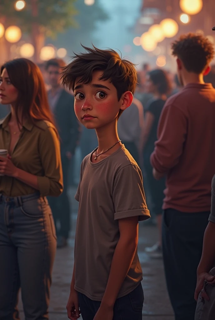 (Professional 3D rendering:1.3) de (Realistic:1.3) foto de arte mais bonita do mundo,soft features, brilliant male heroes, ((HUNGRY CHILD, menino pobre , Child with sad look long hair sad expression hungry in dynamic pose, fantastic location, ambiente de pobreza e fome )), corpo inteiro 8k unidade render, action shot, poros da pele, very dark lighting, sombreamento pesado, circunstanciado, rosto detalhado, (Vibrando, Fotografia realista, Realistic, Dramatic, Escuro, foco nítido, 8k), (Roupas velhas sujas , rasgadas velhas danificadas pelo mau tempo:1.4), ((((Use peles)))), (intrincado:1.4), decadente, (altamente detalhado:1.4), Pintura digital, rendering by octane, art stations, conceito-arte, liso, foco nítido, illustration, germe da arte, (Loish:0.23), Wlop Ilya Kuvshinov, e greg rutkowski e alphonse mucha gracias, (global ilumination, studiolight, light volumetric), chuva forte, floating particles, patife, fantasia, Nosso, Corpo inteiroesbiano, ((Fundo escuro e antigo da cidade:1.3)),CGSesociedade,art stations
