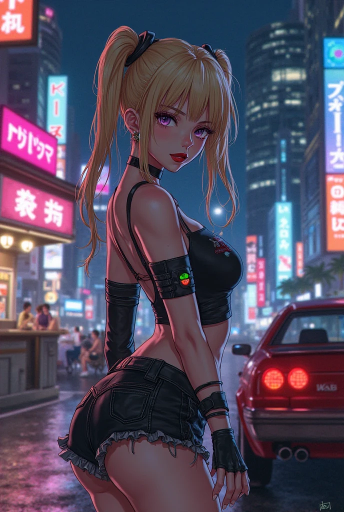 Deedlit cute little Elf ,(((little ,small tiny body,))),(((6 years old))),((little Elf with extremely cute and beautiful blonde hair)),(((Elf girl,anthro furry cute,Elf-girl))),(((Elf ears,Elf ears on head,big Elf ears))), (((flat chest))),(((blonde hair:1.35,messy blonde hair,colored inner hair,ear breathing,))),((heterochromia:1.5,eye1 yellow,eye2 orange,perfect eyes,upturned eyes:1.3,beautiful detailed eyes,finely detailed beautiful eyes:1,big highlight on eyes:1.2,slanted eyes)),(((lustrous skin:1.5,bright skin: 1.5,skin tanned,shiny skin,very shiny skin,shiny body,plastic glitter skin,exaggerated shiny skin,illuminated skin,wet legs))),(delicate detailed fingers,detailed body,detailed arms,human hands,(detailed face)), cute,slutty,,erotic,(((nsfw))), zettai ryouiki,revealing clothing,show skin,((rave shirt,neon shirt,rave mini-skirt,visible thong straps)),(wearing a rave outfit:1.3,rave clothes,semi-naked,with little clothing),((wet clothes,detailed outfit,detailed clothes)), (dynamic pose:1.0),solo focus,embarrassed,(centered,scale to fit dimensions,Rule of thirds), ((((cyberpunk city by the ocean,neon signs,puddles)))),stormy sky,threatening sky,dark clouds,((synthwave background theme,detailed background : 1.25)),((((night,nice lighting decorations,detailed architecture)))), (best quality,high resolution,sharp focus,ultra detailed,extremely detailed,extremely high quality artwork,(realistic,photorealistic:1.37),(extremely detailed CG),(very fine CG),((hyper super ultra detailed perfect piece)),flawless,(((masterpiece))),illustration,vibrant colors,(intricate),High contrast,Selective lighting,Double exposure,HDR (High Dynamic Range),Post-processing,Background blur,colors,(intricate),High contrast,Selective lighting,Double exposure,HDR (High Dynamic Range),Post-processing,Background blur, 3D rendering, varies multi etc. --v 6 --s 1000 --c 20 --q 20 --chaos 100