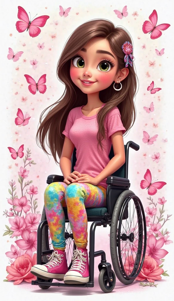 1 girl, brown skin, ((long hair):1.3), young, bright blue eyes, thick eyebrows, head tilted, smiling, teeth out, engraving, high detail, 8k, bicycle with basket of eggs.