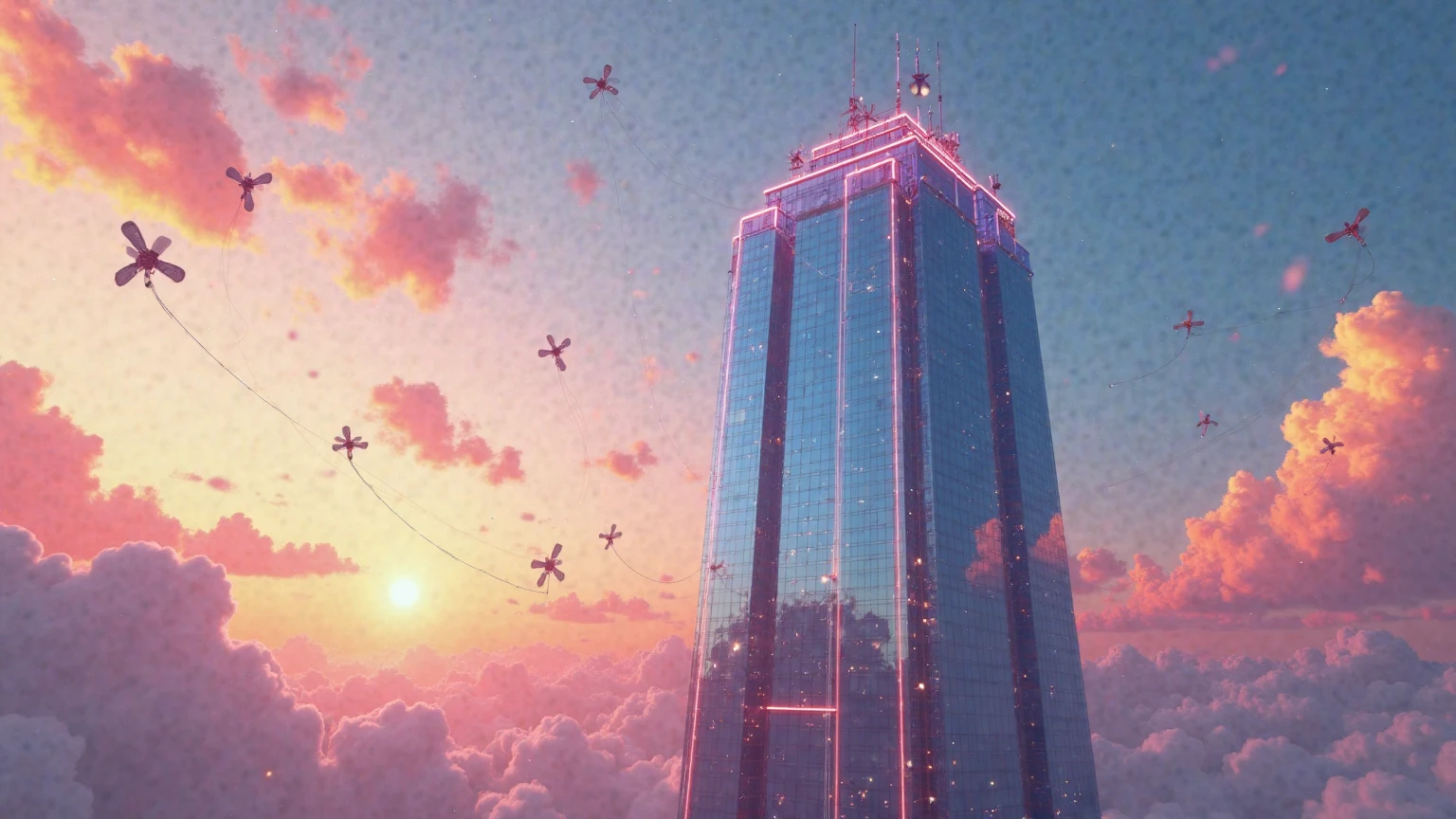 In realistic 3D animation in the Pixar style with bright rich colors ...