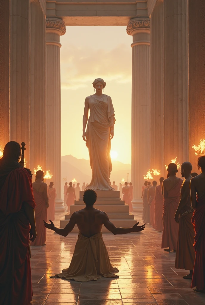 Venus and the sun god embraced
