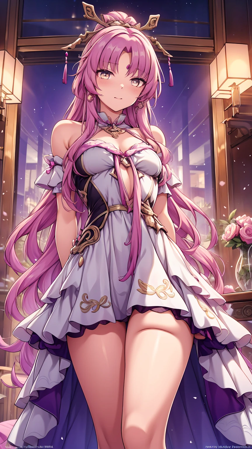 Kai'sa league of legends, how to make a star guardian, tight costume, looking from behind, ((skirt raised)), ass showing, sexy girl, posing in a bedroom, picture from behind, very sexy outfit, rear view, view from behind, looking seductively ahead, cute face with arms and legs, mostrando o ombro from behind, graceful sensual young man, from behind, High definition, super verbose, 8k