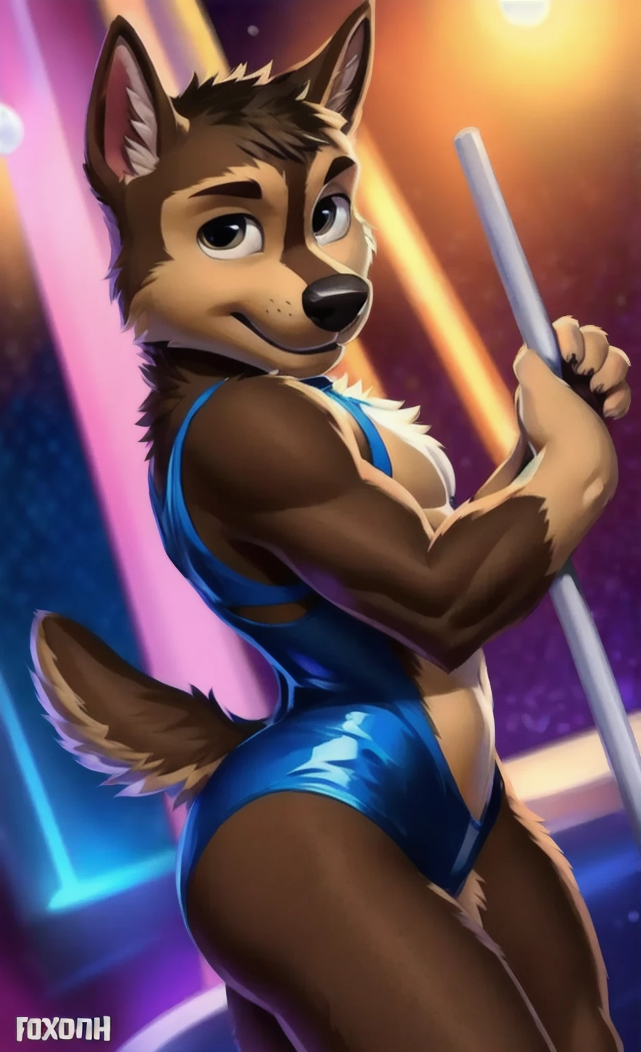 Moose stripper bikini