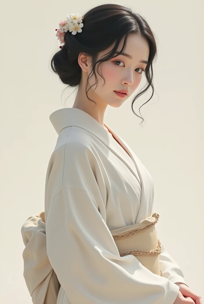 masterpiece, better, night, full moon, 1 female, mature woman,  Chinese style, Ancient China,  big sister , Sister Real, cold face, expressionless, woman with long silver-white hair,   pale pink lips  , calm, intellectual, Three belts, Hitomi gris, murderer, from, flower ball background,  street view 