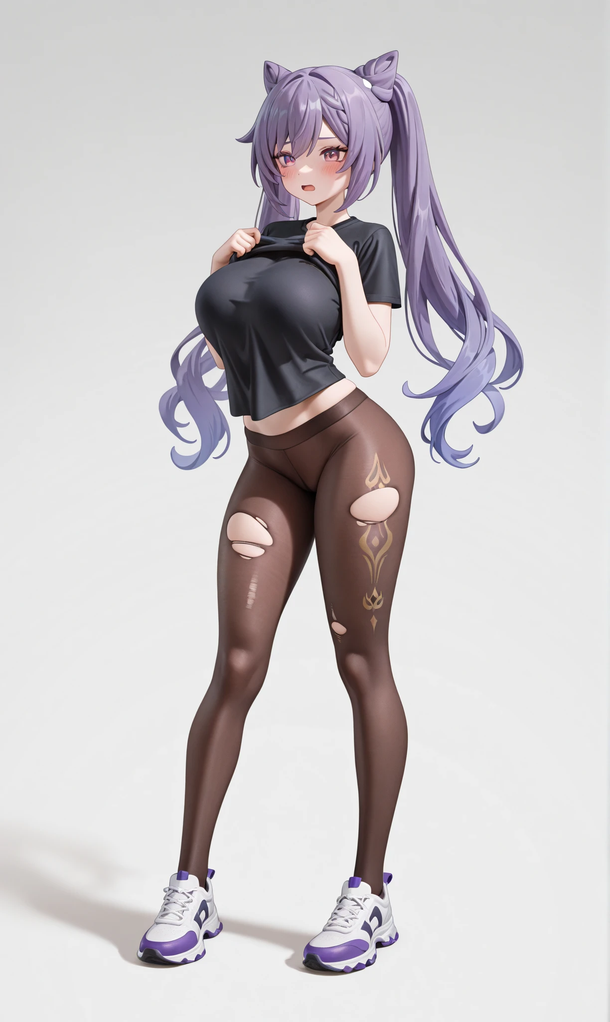 \(masterpiece, best quality, ultra-detailed\), \(illustration\), \(beautiful detailed eyes\), \(very detailed face\), ((perfect anatomy)), \(1girl\), \(solo\),
<lora:thigh_focus-000002:1>, thighs,
yoga pants, black tights,