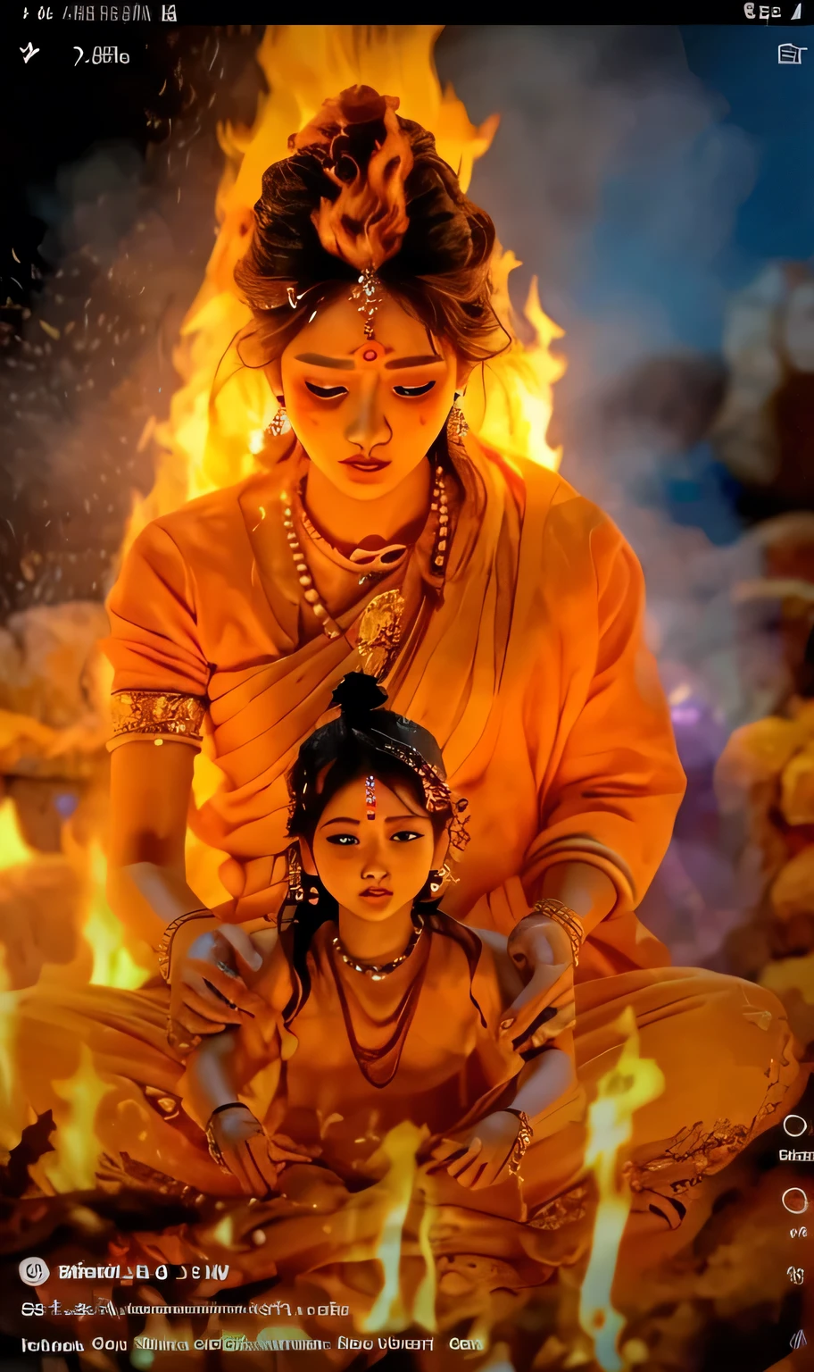 This striking image depicts Kali as as a tender and nurturing mother. Kali is the Divine Mother. She is often depicted in her fierce form, as the slayer of demons and the one who wanders the cremation grounds. However, behind this form, lies her nurturing and compassionate side. She is the loving and nurturing mother of the universe. In reality each and every living creature is her child, originating from her womb, and one day returning to her. Sri Ramakrishna preached that one should think of the Divine Mother as one's own, and not simply as the Divine Mother. Approaching her in this way will enable easily cross the ocean of misery and repeated birth and death: "Pray to the Divine Mother with a longing heart. Her vision dries up all craving for the world and completely destroys lust and greed. It happens instantly if you think of Her as your own mother. She is by no means a godmother. She is your own mother….This attitude of regarding God as Mother is the last word in sadhana. ‘O God, Thou art my Mother and I am Thy child’—this is the last word in spirituality.”- Sri Ramakrishna Paramahamsadeva In this depiction, Kali is depicted as a loving, nurturing, and tender mother with a child to her breast. The child represents each and every one of us, and indeed this entire material creation. Surrounding her is the lush and fertile land, representative her lap. Hang this image in your home, hall, or even temple. Uplift any room's decor with art that's printed on top-quality canvas gallery wraps. Each wrap is made with finely textured, artist-grade cotton substrate which helps reproduce your image in outstanding clarity and detail. Available in multiple sizes, these closed back canvases are built with a patented, solid support face and are excellent for indoor use. .: Made with 100% cotton fabric, the perfect medium for printing highly-detailed and vibrant artwork. .: Each canvas features 0.0135 inch (13.5 mil) thick fabric that weighs 400gsm making it a highly durable opt