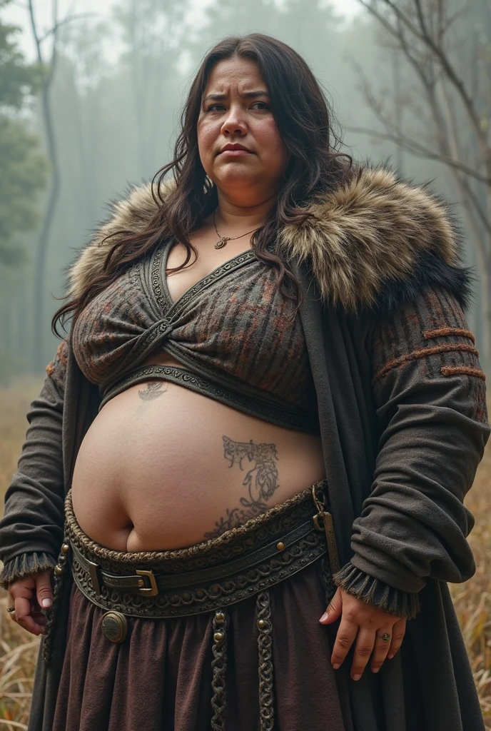 huge chubby viking woman pregnant nude winter dinner