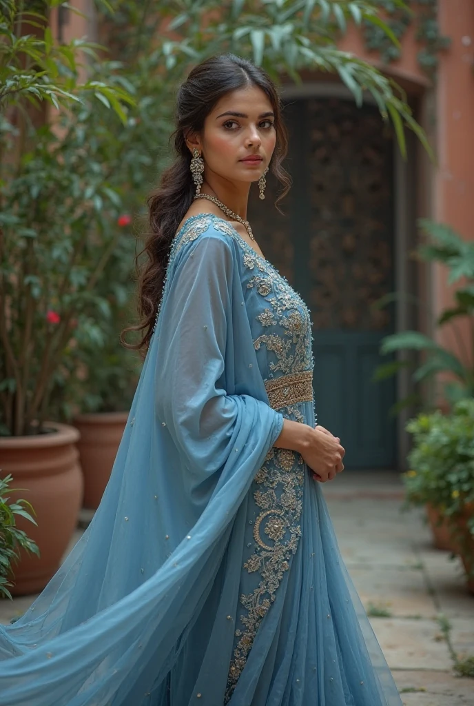 Pakistani hot ladki Yasmeen Khan 31 Sal Umra Badi Chhati Bade chuche Gajab Ka finger Khubsurat Rosto detalhado, belos olhos castanhos detalhados, beautiful detailed lips, long eyelashes, salwar kameez dupatta, snow falling from the sky, paisagem de inverno, ambiente aconchegante, warm lighting, flocos de neve macios, serene expression, delicate features, retrato realista, salwar kameez