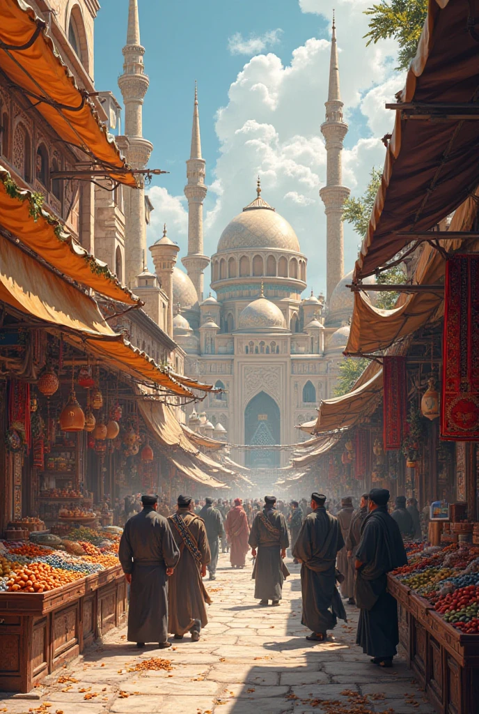 thriving marketplaces, and its grand mosques, where scholars gathered to discuss matters of faith, science, and philosophy.