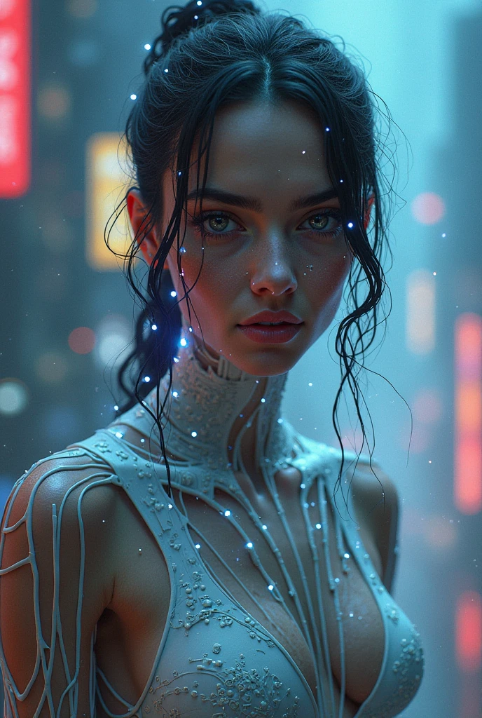 asme an elegant person with a face on mysterious data