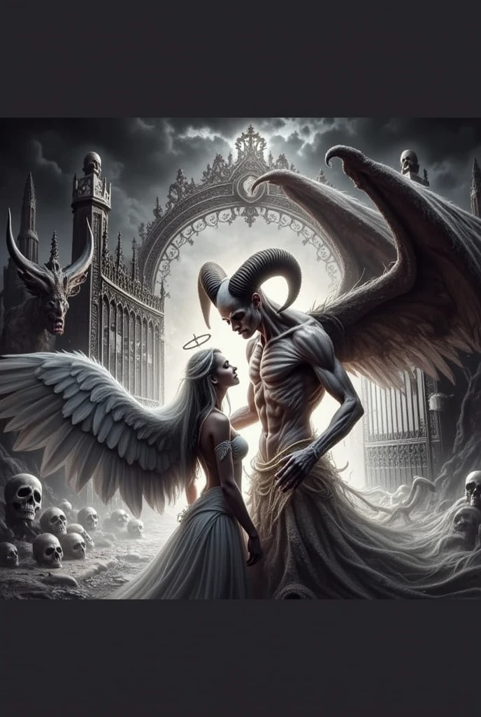 Fallen angels chained in darkness