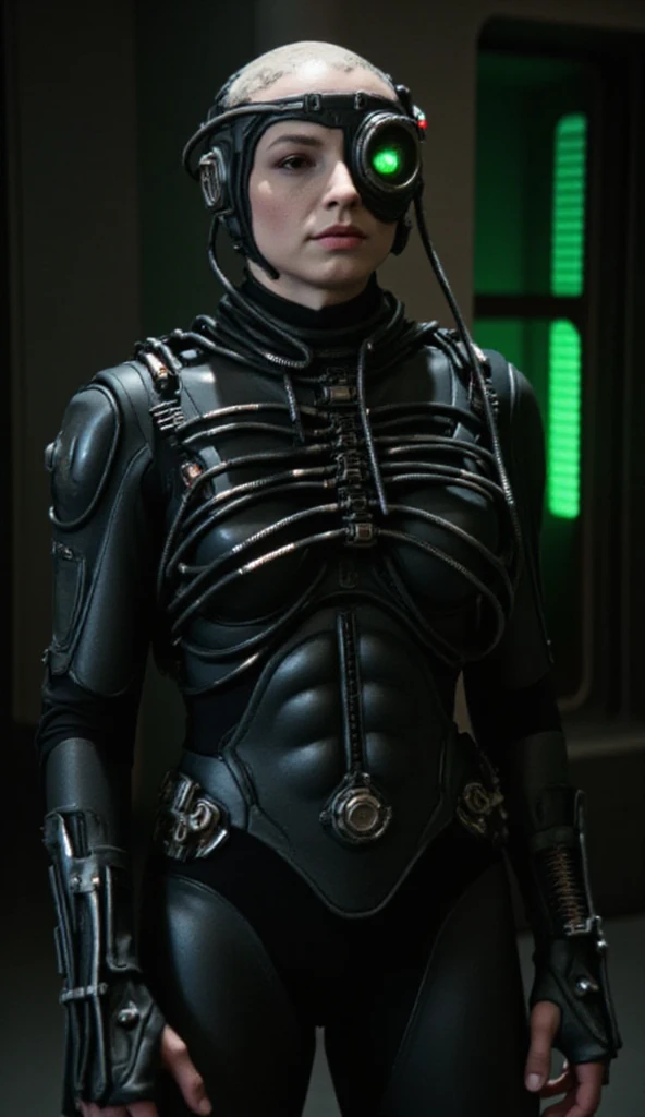 kiranerys, mirrakira , shiny bodysuit, borg ,
headband, (fog:1.4), hand on hip, smug, seductive, latex pants, science fiction, (red side light), cinematic still of a stunning woman, detailed, sharp focus, dramatic, award winning, octane render, unreal engine, volumetrics dtx, )