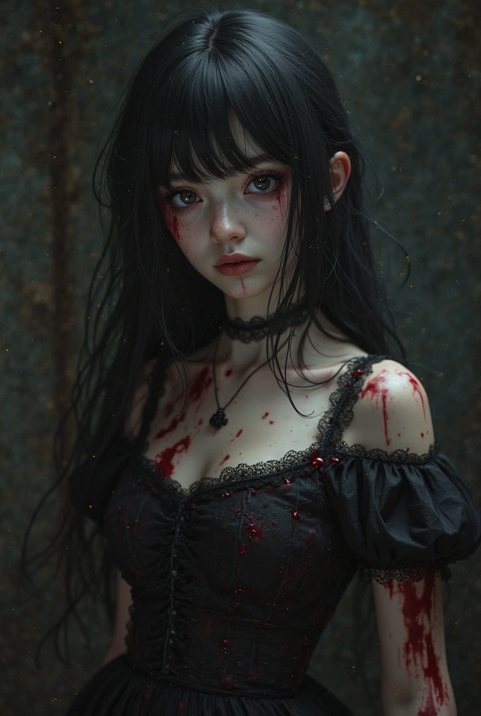 Highest quality, masterpiece, look up, cute,(Horror),(((Beautiful zombie girl))),Dead,Attacking,(((Bleeding,Injured))),(((Shedding tears of blood))),((口からBleeding)),((Covered in blood)),(Sexy),(sexy),((Small breasts)),((Completely naked)),,(Middle scair,Bobcut,((Masturbation)),Beautiful Style,((Pale skin)),Sensual look,Embarrassed,Sexy表情,Expressions of delight,(Dark atmosphere),(Dark atmosphere,fear),((Dim lighting))