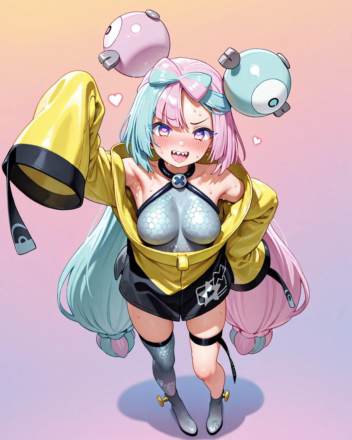   girl,  ,skirt lift,cameltoe,groin,((flat chest)),slender,long hair,(loli),white hair,(((helmet))), city street 

