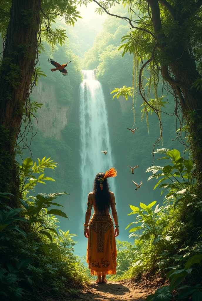 WISHING HAPPY WORLD INDIGENOUS DAY STORY POSTER FOR INSTAGRAM WORSHIPING TO MOTHER NATURE