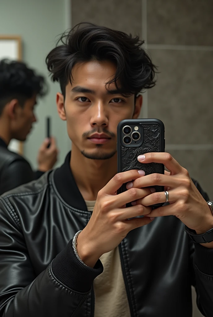 A cute guy asian face