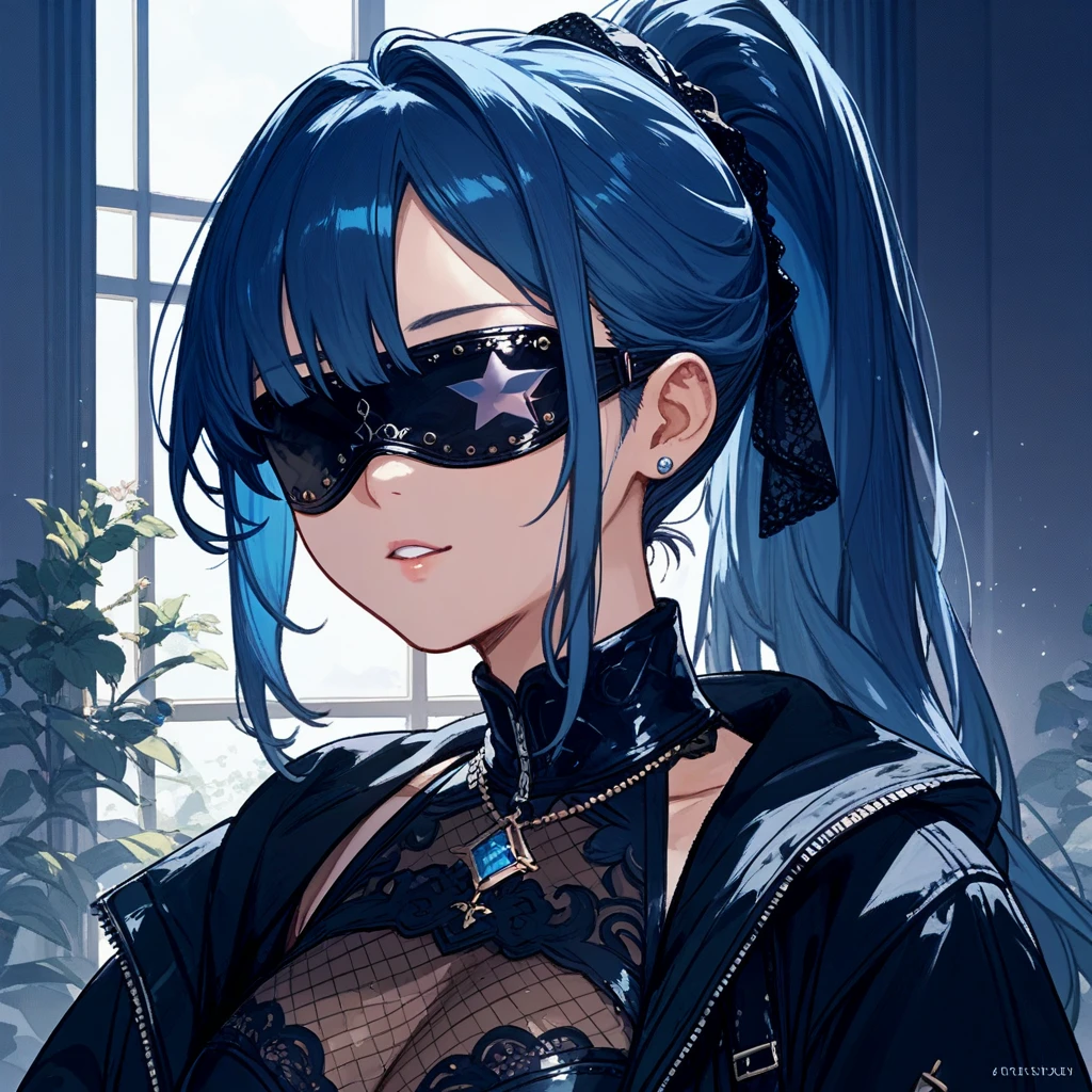 最high quality、Best image quality、masterpiece、With a girl((cute、15 years old、Best Bust、Medium Bust、Bust 85,Beautiful Blue Eyes、Spread your chest wide,Blonde lointail、Slender、The best valley、、Black Bikini、,Show the whole body、Black perforated gloves,Blue Mesh,Leaning forward greatly、Blue Sports Sunglasses、Blue Intercom,Sweating profusely、Face Paint、Grin、Holding a spray can))high quality、Beautiful art、background((Night City、heavy rain、thunder)),Tabletop、Exquisite design、Visual Arts、Depth of written boundary、Best lighting、Highest detail、8k