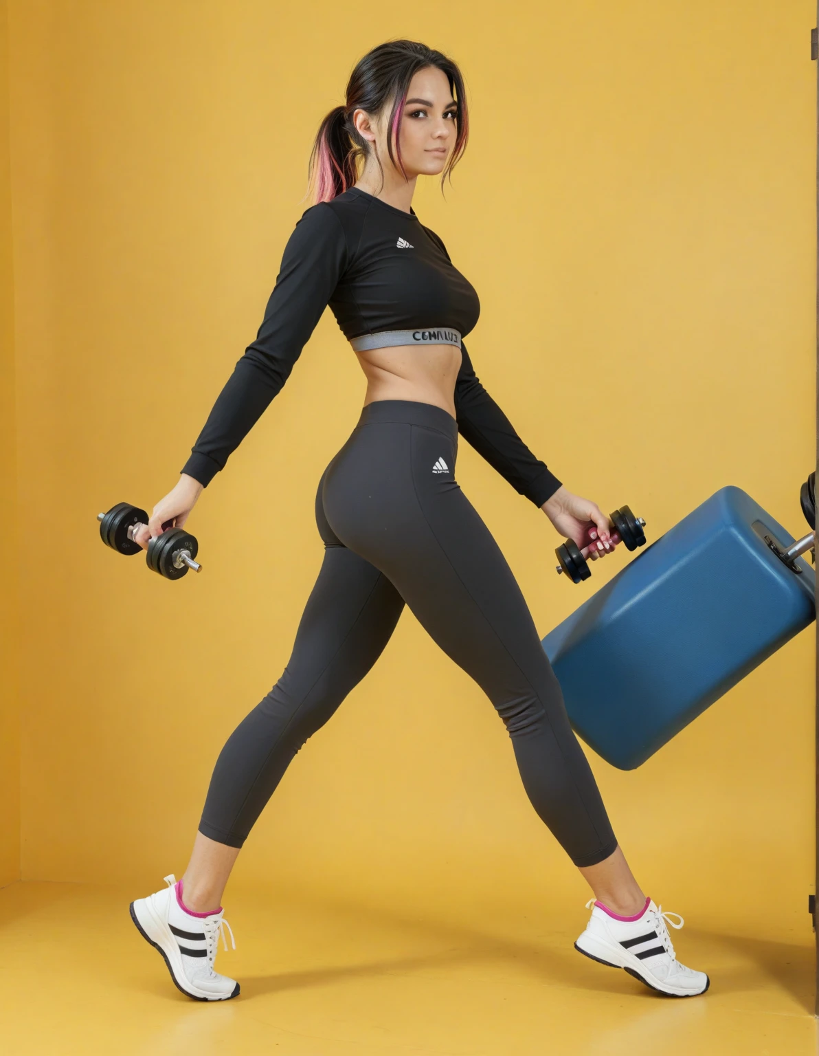 Tomboy in tight shorts