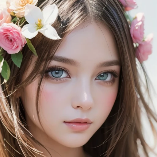 Absurd, ultra-detailed, high quality, detailed face, beautiful eyes(eyes detailed), long hair , British girl, live in village, village girl, simple dress, pure look , pretty but simple, rose lips, whole body , Empire Century, lace lingerie, princess