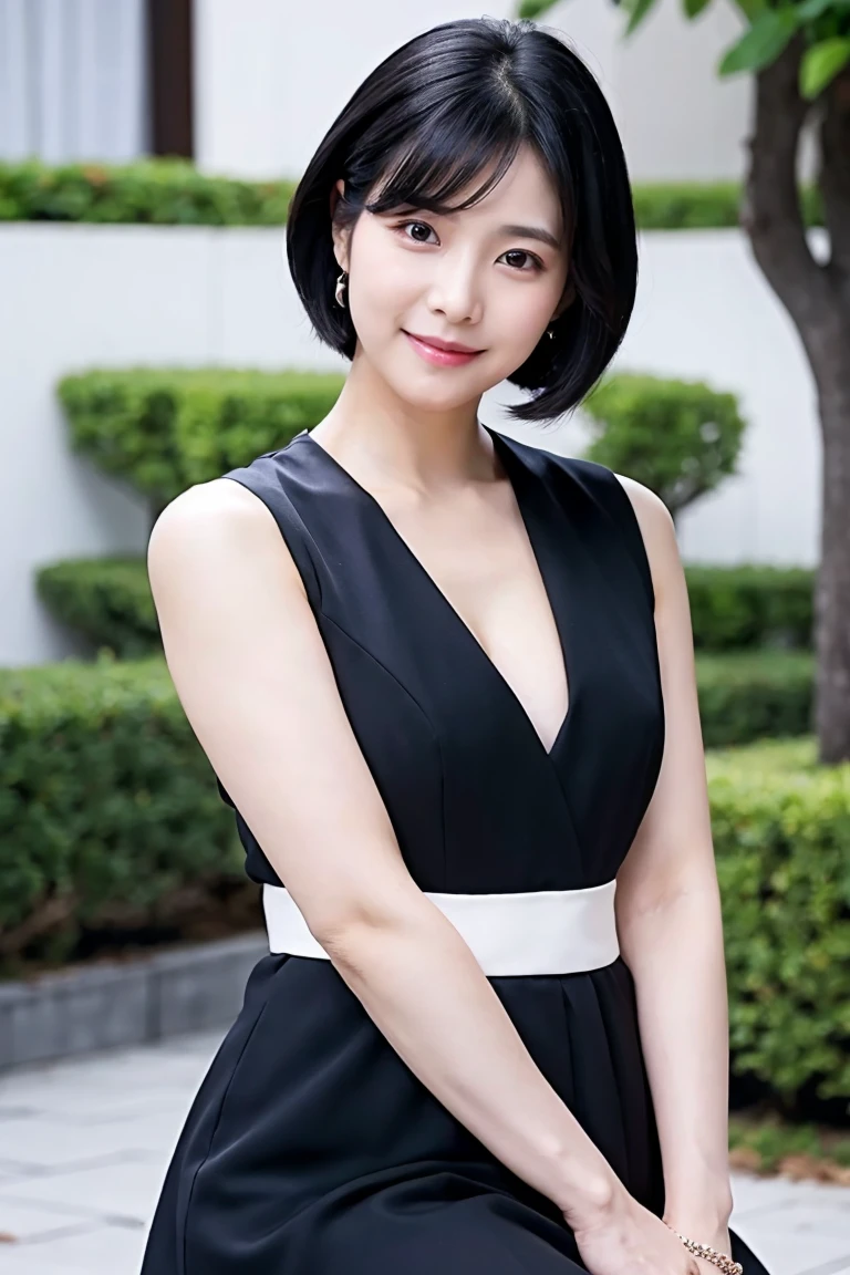 ((Highest quality)), ((masterpiece)), (detailed), Ultra cinematic, Blue hour, Ultimate ultra Photorealistic, ultimate high-quality 32k Leica M5 photo, A cowboy shot photo, a42yo ultimate beautiful & elegant Motherhood Japanese actress, looking at viewer, very embarrassed, much blush:1.9, 168cm,65kg,(She has a very intelligent and ultimate exquisite beautiful Japanese face&black eyes, pointy nose, ultra detailed face, ultimate exquisite nice-proportioned body and Décolletage and hips , black elegant&cute short bob, oval face, very blushing cheeks, very sweaty , ultimate well-proportioned face, seductive ­ smile, seductive large hips ,Curvaceous physique fascinating lovely body&Sensual proportions, black elegant cute short bob, very light naturally makeup:1.2), (a simple white very just fit pure v-neck white t-shirts very drenched in sweat and white mini short pants), in dark Inside the tent at the rainy campsite ,enjoy drink beer in beer party