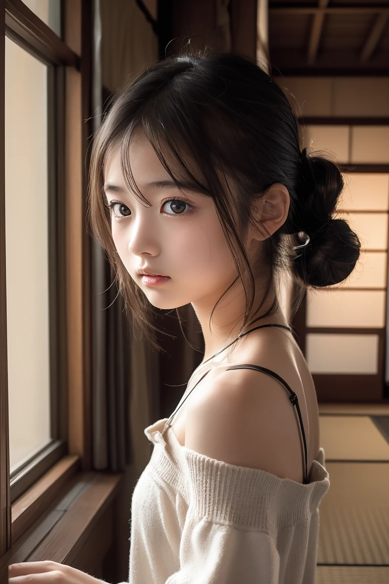 focusing on people。Create and express the most realistic compositions of people。((masterpiece))、(((highest quality)))、((super detailed))、(surreal)、(Highly detailed CG illustration)、(very delicate and beautiful)、masterpieceの少女、highest quality、realistic skin feel、realistic fabric、Introducing a realistic illustration that focuses on the central front of the girl with realistic and super detailed eyes..。this is the absolute rule, And the next sentence describes the image quality。 The most talented painter in human history meets an unparalleled beauty.、犬火いちごの歴史の中で最も偉大なmasterpieceです, I am drawing the most beautiful image once in a lifetime..。 Create stunning anime artwork that&#39;s currently trending with seaStation、Introducing exquisite beauty and captivating aesthetics。Hair is tied up