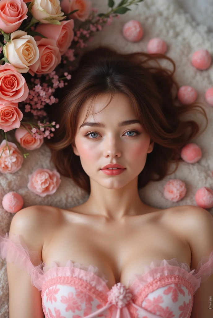 hyper realistic, 1girl, pink panther, anthropomorphic, sexy woman, detailed face, beautiful detailed eyes, beautiful detailed lips, extremely detailed skin, long eyelashes, perfect body, seductive pose, elegant dress, intricate jewelry, soft lighting, muted color palette, cinematic composition, photorealistic, 8k, hyperdetailed, masterpiece, concept art, digital painting