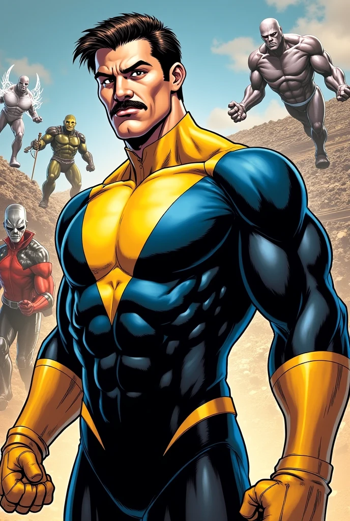 <lora:simonbolivar-08:0.7> simonbolivar 1boy synthwave john picacio Gen Paul Parallax Bernat Sanjuan science fiction military science fiction girl biopunk , naked upper torso, strong and large muscles, muscular upper torso