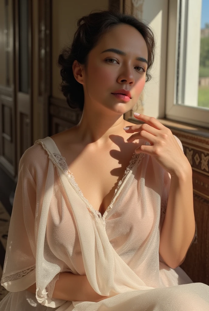 (NSFW), 1womanl, 24 year old, (cute face), (Ideal ratio body proportions), aesthetician, Treatment table, Put your hands on the platform, Smiling smile, de pele branca, A slender, Dark hair, short-hair, Skinny Legs, beauty legs, Small buttocks, Skinny Legs, surrealism, Cinematic lighting, depth of fields, One-person viewpoint, F/1.8, 135 mm, nffsw, masutepiece, ccurate, Anatomically correct, Textured skin, Super Detail, high details, High quality, awardwinning, Best Quality, hight resolution, 8K