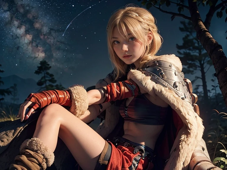 (top-quality:1.2, masterpiece), ultra high resolution, (Photorealsitic:1.4),, (bird-type mechanical heavy armor), (mechanical armor:1.3), light red base with silver and bronze accent, 1 Japanese female soldier, extremely realistic face, (blue hair), ((ultimately intricate all details)), (whole body picture), realistic shadow, octan render, 8K, ultrasharp, character edge light, Details of complex ornaments, Hydraulic cylinder, power cable, dystopia with a beautiful view at night,smiling