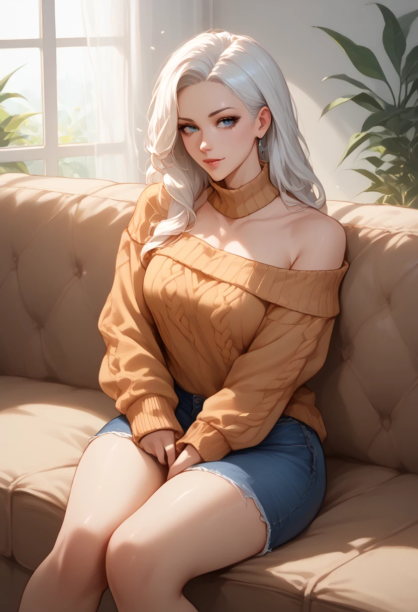 He is a 16-year-old boy of average height and athletic body, com cabelos loiros e cacheados curtos e olhares expressivos. Her face is beautiful and delicate, com uma pele lisa e brilhante, e ele tem um sorriso cativante. Ademais, ele tem um corpo esbelto e musculoso, com ombros largos e quadril estreito.
wears comfortable clothes (sweaters and etc)