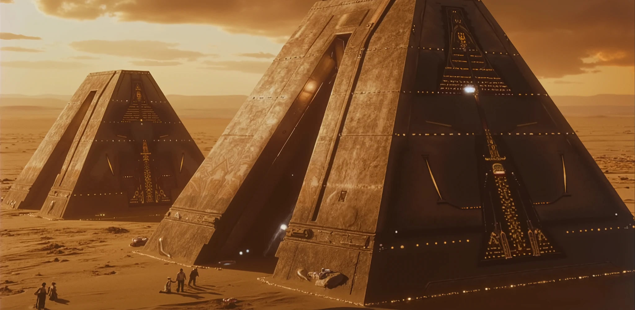 piramids from the movie the fifth element