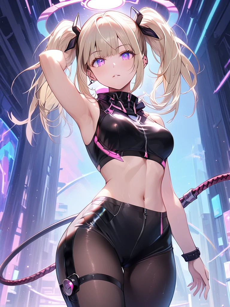 nsfw,Master piece,best quality,ultra-detailed,high resolution,octane render,vndvalkyrie,blonde hair,(1 girl),beautiful girl,beautiful mature face,panty shot,((detailed cameltoe)),Lace side-tie panties,(dark purple cyber suit with micro skirt),gold accents,garter belt,bare shoulders,seductive young woman,female focus,beautiful breasts,full body,(perfect body),standing,((see through)),midriff peek,black Choker with chains and Midi Ring,big bright green eyes, glowing eyes,(beautiful detailed eyes),cute,cool,pale skin,faint lips,seductive and confident smile,open mouth.The overall image is of high quality, with a resolution of 4k or 8k. It is a masterpiece of art, created using techniques such as ultra-detailed rendering and realistic execution.
holding hair ornament,The cyber suit she is wearing adds a touch of sophistication and timelessness to the overall composition.vibrant colored lips. She has long eyelashes that add to her captivating appearance. The woman's hair is styled in a sleek and sophisticated, blonde single braid,The lighting in the studio enhances the woman's features, creating a visually stunning effect. The colors in the image are vivid and vibrant, adding to the overall appeal,holding_weapon,silver Halberd,open legs,girl trembling with sexual climax,pussy juice stain,shy,Blushing face,fantasy,sweat,steam,in cave with tentacles,pussy,allure pose,dynamic angle,embarrassed