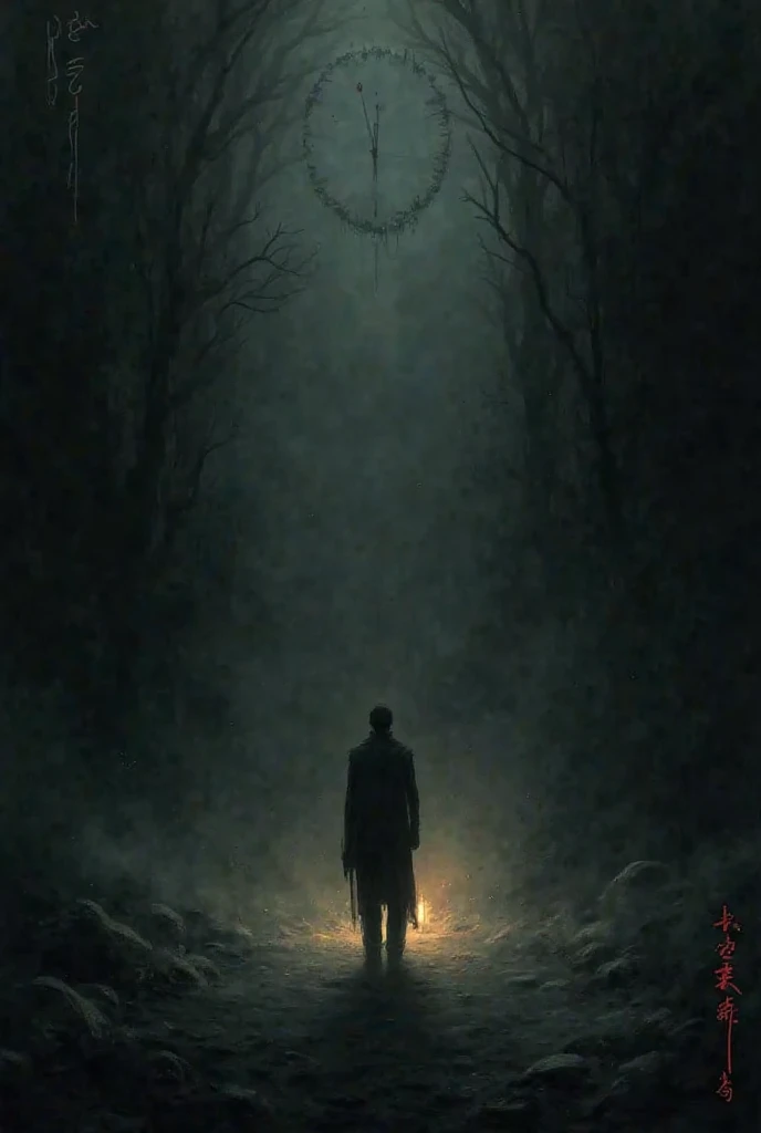 Dark Fantasy. Silent Hill. Beautiful cinematic impressionistic painting, gothic, minimalism, psychedelic Dark creepy horror, something out of this world, monster with a red and yellow hellish look, in the style of Pino Daeni, Andrew Wyeth. Ashley Wood. Jack Vettriano. Ralph Blakelock,  Lucian Freud
