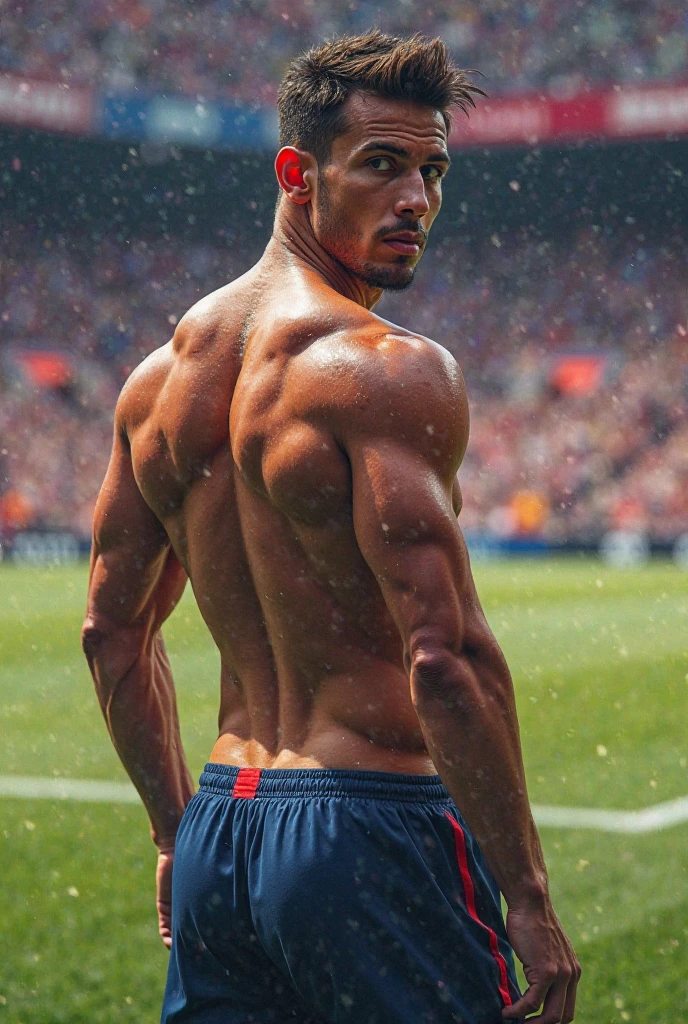 Cristiano Ronaldo with a big penis