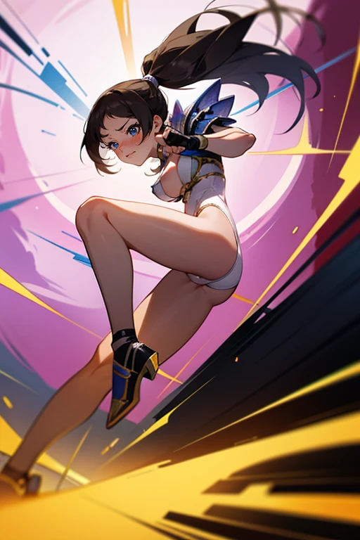:: Joe Madureira Style:: Perfect and detailed beautiful woman and beautiful, perfect and detailed, ultra detailed anime style, clothes with tatoon drawings, in various full-body attack poses and with immersive effects, hover effect, graphite style background with vibrant colors "Ultra HDR" detailed and with focus effect,with All Star Converse Fixed Black Sneakers (masterpiece:  1.2, best quality), (finely detailed beautiful eyes: 1.2),extremely detailed, depth of field,shot with canon eos,lens 135mm f1.8,portrait of [x]( )),long, straight black hair,with a natural glow,(anime black eyes:1.4), (finely detailed eyes and detailed face:1.3),), (with ultra detailed black school skirt and fixed shape and color, white tatoom print t-shirt with fixed format Mandarin letters, ultra detailed:1.3), (beautiful and clear background:1.2), ultra-detailed, Best Shadow:1.1),("" character demonstrating his super power in the fist"")((depth of field and blur)), ((watercolor)), large breasts, bare shoulders, flowers and petals, bbela conceptual illustration , (white background:0.5), (illustration :1.1), (extremely thin and beautiful: 1.1), (perfect details: 1.1) graffiti style background, freedom, soul, digital illustration,  perfect anatomy, centered, approaching perfection, dynamic, highly detailed, watercolor painting, artstation, concept art, smooth, sharp focus, illustration,