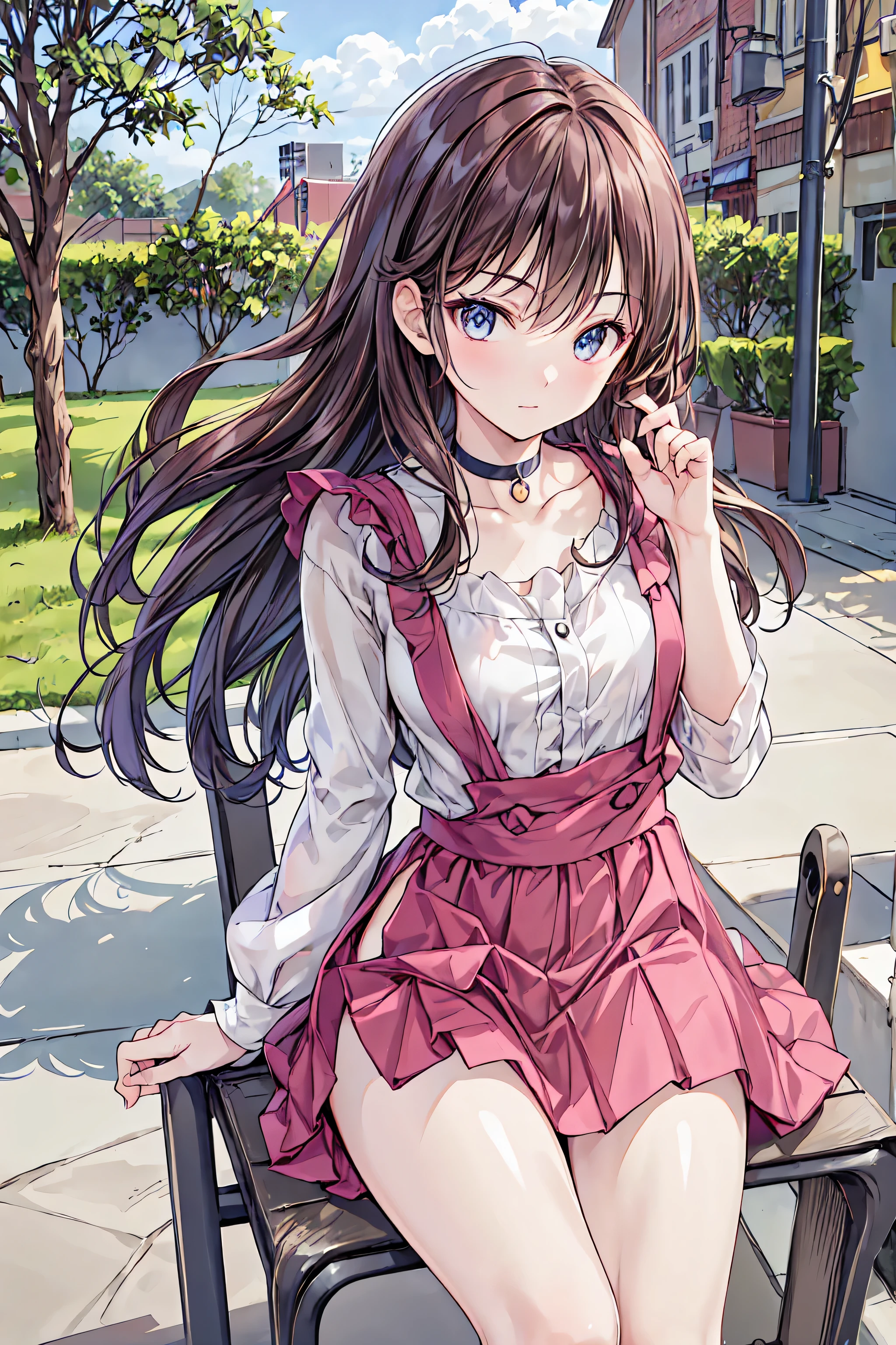(( Be careful when browsing barefoot:1.2)),(masterpiece:1.2, top quality ), ( realistic , photo realistic :1.4),((throw:1.2)), beautiful illustration, ( natural side lighting , Movie Light ), stare at an audience with a round stomach, focus on your face , female 1 person ,( alone in ), perfect face, perfect body, 対称的なbeautiful face, Growing Skin , , Her enchanting gray-blue eyes shine like stars, seductive thighs :1.2,thin,(( in)), beautiful hair, beautiful face, thin and beautiful eyes, beautiful collarbone, beautiful body , (( Sharp and beautiful )),Beautiful thick thighs, beautiful legs, look under her beautiful fingers , (( Men around , Orange Pleated Skirt , red apron)),( 、 people watching barefoot in browsing notes ), in, sitting on a chair holding, low angle , burgundy hair 、 choker ,brown hair, shortcuts, messy hair, slender beauty ,hole々 Positive Attitude ,Small box, beautiful legs,