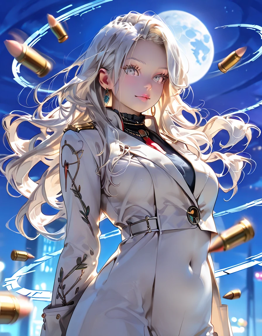 Imagine a MBTI logician、Create a single woman in a white coat who works hard.。