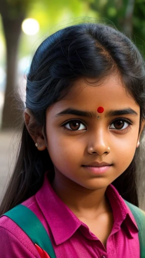 Realistic photo of indian girl clicked on mobile