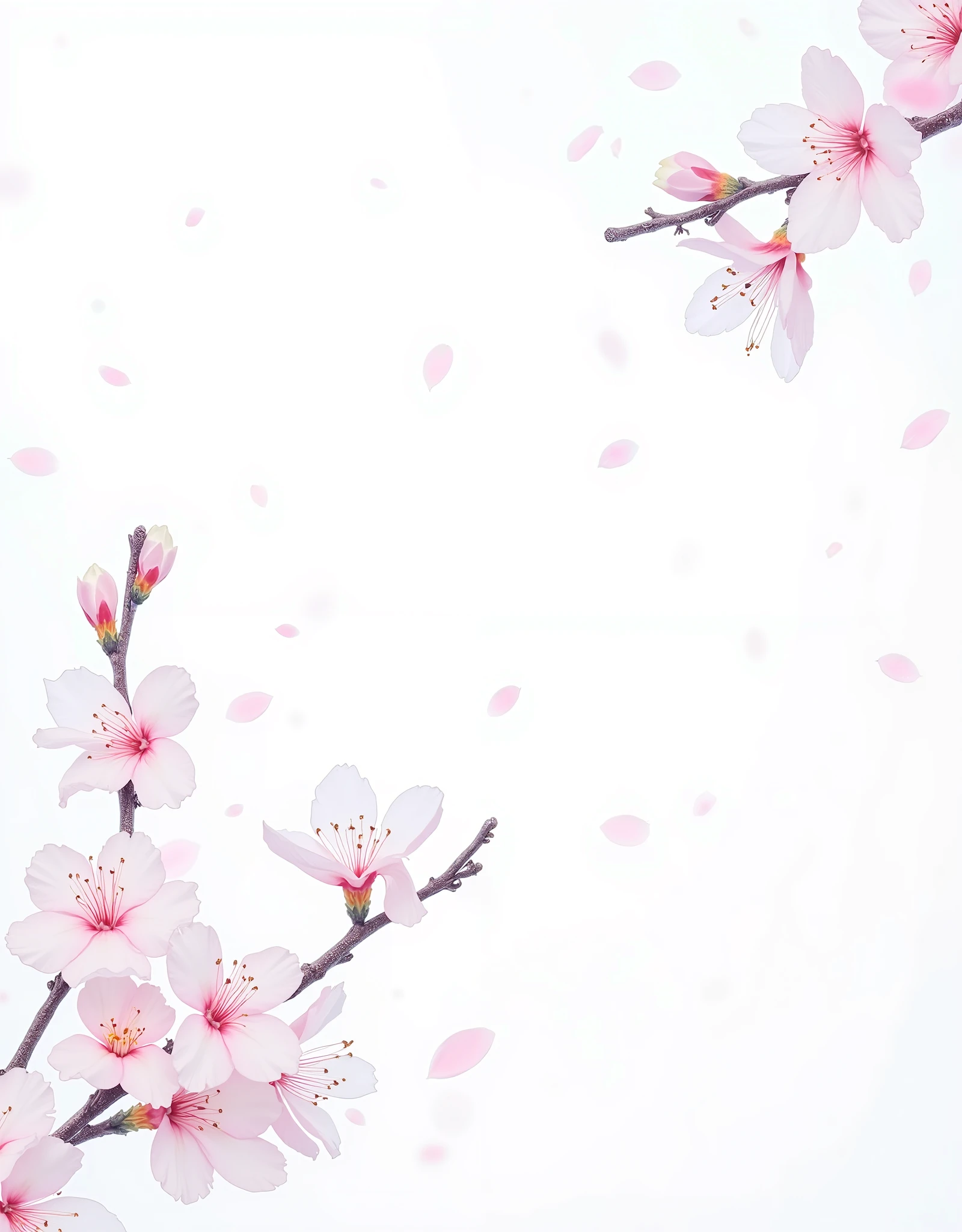 (masterpiece:1.2, excellent quality ,Mirror Finish , cinematic experience, best illustrations), Ultra High Precision, more details,8k,16k, wallpaper,(cherry blossoms),( minimalist:2.0),( cute:2.0),(watercolor:1.5),( white background:2.0),(plain background:2.0)