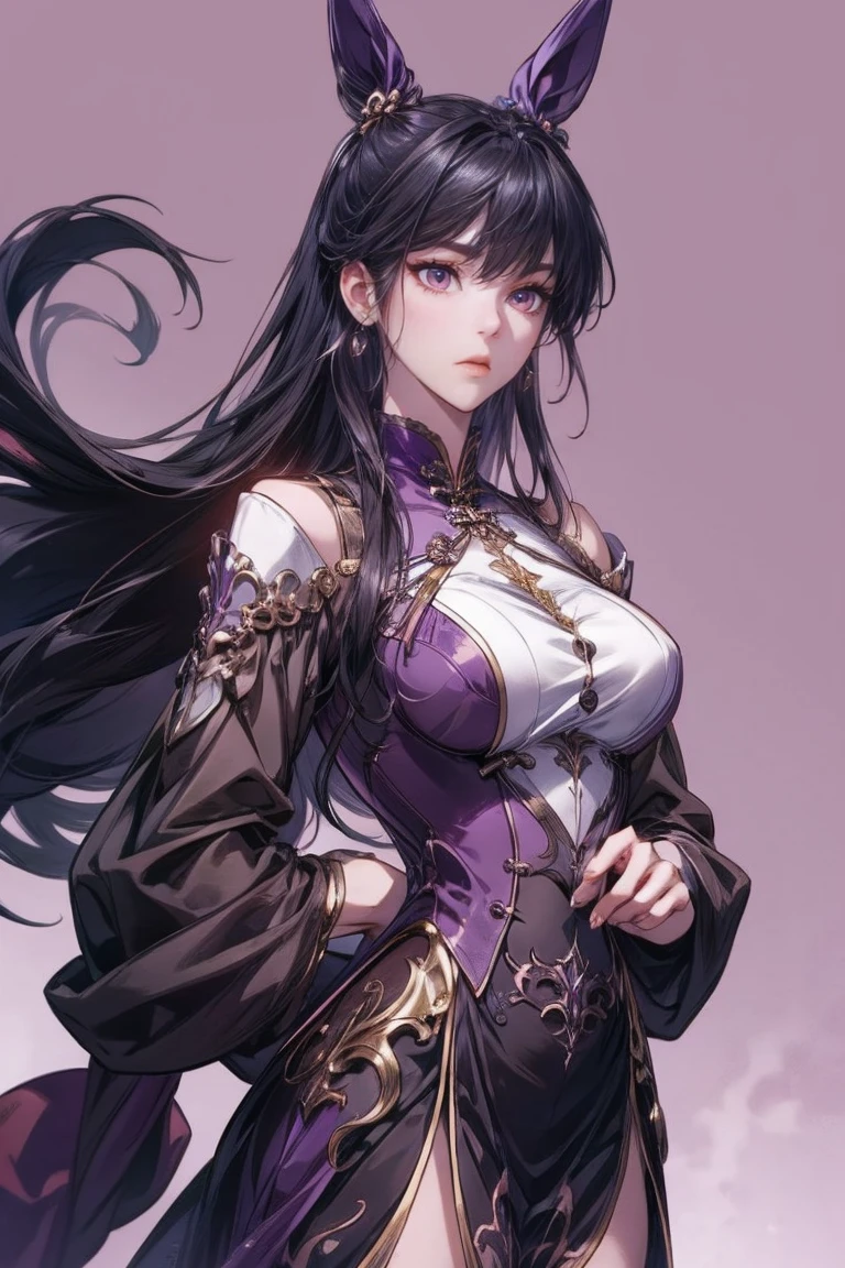 (tmasterpiece,top Quority,best qualtiy,offcial art,Beauty and aesthetics:1.2),(1girl),Extremely detailed,(s fractal art:1.3),extremely colorful,Most detailed,Breasts with big breasts,exposing her chest